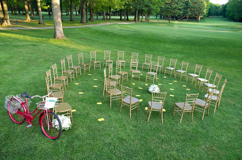 Wizard of Oz circular ceremony set up